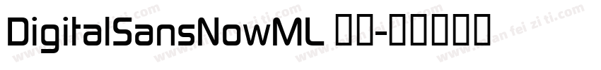 DigitalSansNowML 粗体字体转换